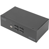 DIGITUS KVM-Switch, 4-Port, Dual-Display, 4K, HDMI