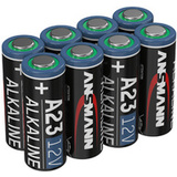 ANSMANN alkaline Batterie A23/LR23, 12 Volt, 8er Pack