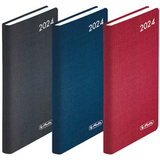 herlitz taschenkalender Classic 2024, farbig sortiert, A7