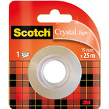 Scotch klebefilm Crystal, transparent, 19 mm x 25 m