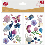 SUSY card Sticker-Set "Swan lake"