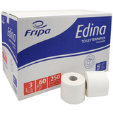 Fripa toilettenpapier Edina, 3-lagig, hochwei, Gropackung