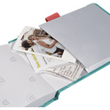 sigel notizblock Jolie beauty "Rainbow Turquoise", din A6+