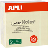 APLI Haftnotiz-Würfel "CLASSIC Notes!", 75 x 75 mm, gelb