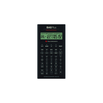 <small>TEXAS INSTRUMENTS Finanzrechner TI-BA II Plus professionell (TI-BA II plus p)</small>