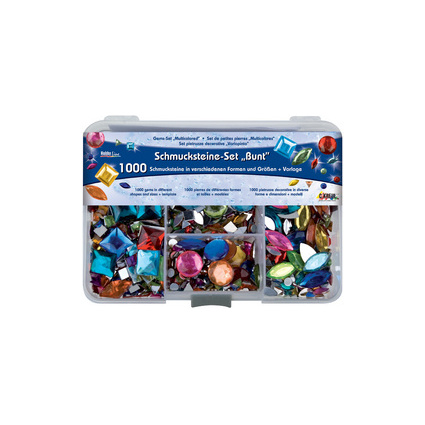 Schmucksteine-Set Hobby Line 'Bunt' KREUL 49641 4000798496418 