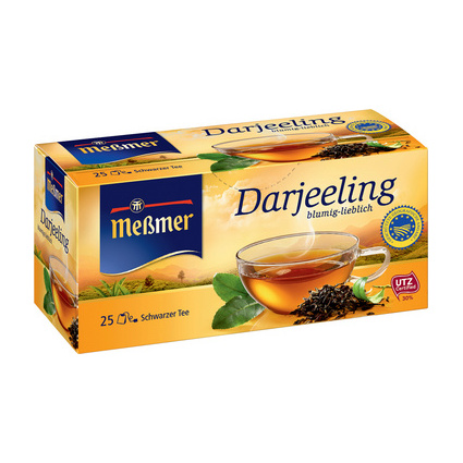 Memer Schwarzer Tee "Darjeeling", 25er Packung