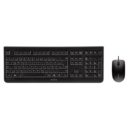 CHERRY Kit clavier AZERTY & souris DC 2000, avec fil, noir