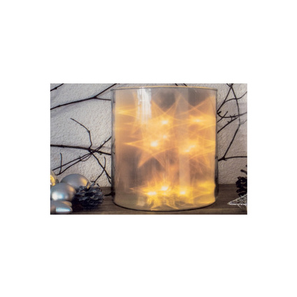 HEYDA 3D-Effektfolie "Sterne", 300 mm x 1 m, transparent