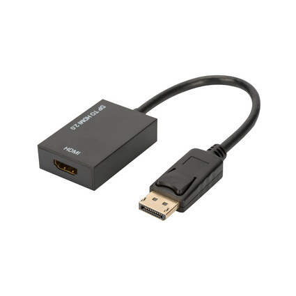 DIGITUS DisplayPort 1.2 Adapter, DP - HDMI-A, 0,2 m