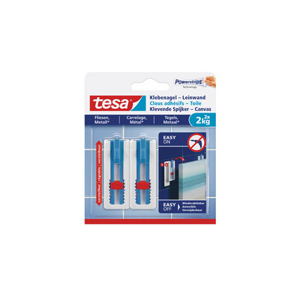 <small>tesa Powerstrips Klebenagel für Fliesen & Metall 2 0 kg (77768-00000-00)</small>