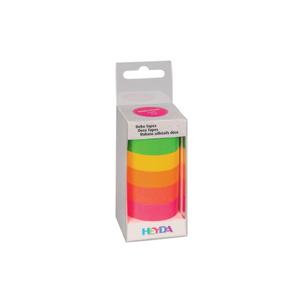 <small>HEYDA Deko-Klebeband "Neon Regenbogen" Thekendisplay (203584584)</small>