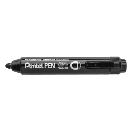Pentel Permanent-Marker NXN50 mit Druckmechanik, schwarz