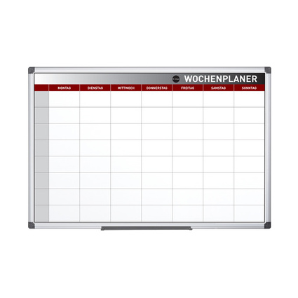 Bi-Office Planungstafel "Wochenplaner", 900 x 600 mm