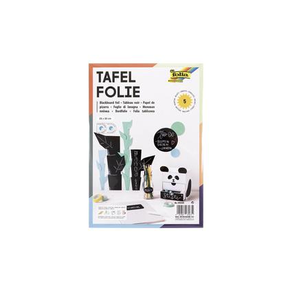 <small>folia Tafelfolie/Kreidefolie aus PVC 230 x 330 mm schwarz (390490)</small> <small>folia Tafelfolie/Kreidefolie aus PVC 230 x 330 mm schwarz (390490)</small>