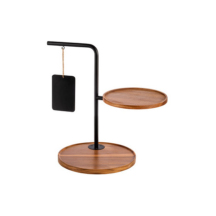 <small>APS Etagère IRON 2-stufig schwarz Höhe: 440 mm (30334)</small>