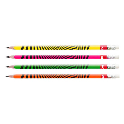 Kores Bleistift "Grafitos Neon", Hrtegrad: HB, dreieckig