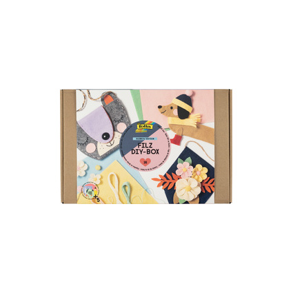 <small>folia Filz DIY-Box Rainbow Edition 36-teilig (9310)</small>