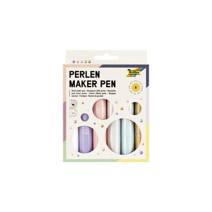<small>folia Perlenfarbe Perlen maker Pen farbig sortiert (36029)</small>