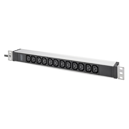 <small>DIGITUS 19" Kaltgeräte-Steckdosenleiste 12-fach 1 HE (DN-95426)</small> <small>DIGITUS 19" Kaltgeräte-Steckdosenleiste 12-fach 1 HE (DN-95426)</small>