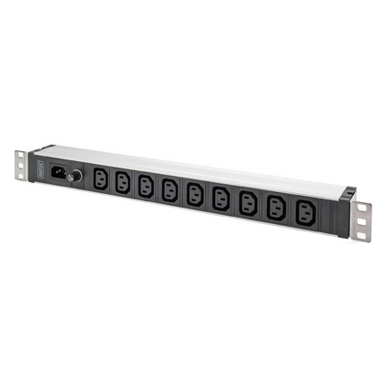 <small>DIGITUS 19" Kaltgeräte-Steckdosenleiste 9-fach 1 HE (DN-95429)</small> <small>DIGITUS 19" Kaltgeräte-Steckdosenleiste 9-fach 1 HE (DN-95429)</small>