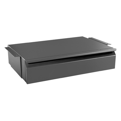 DIGITUS Schreibtisch Unterbau-Schublade, schwarz-matt