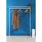 ALBA Kleiderstnder "PMART", (H)1.650 mm, wei