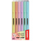 Kores Textmarker-Pen "High Liner Pastell", 6er Etui