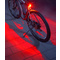 FISCHER Fahrrad-Akku-Rcklicht TWIN, mit Bodenbeleuchtung