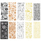 folia Relief-Sticker WEIHNACHTEN, Blattformat: 100 x 240 mm
