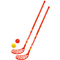 SCHILDKRT Fun-Hockey Set, 4-teilig, rot / gelb