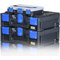 allit Kleinteilebox EuroPlus MetaBox mini 63, schwarz/blau