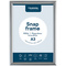 EUROPEL Plakatrahmen Premium, DIN A0, 25 mm, silber eloxiert