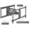DIGITUS Full Motion TV-Wandhalterung, fr 93,98 bis 203,2 cm