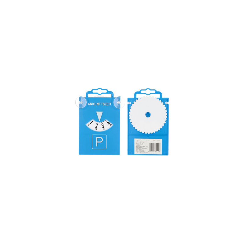 uniTEC Multifunktions-Parkscheibe mit Sauger, blau 84511 bei www