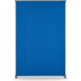 magnetoplan raumteiler Textil, blau, mit Aluminiumrahmen