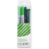 COPIC marker ciao, 4er set "Doodle pack Green"