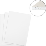 transotype foam Board, 700 x 1.000 mm, weiß, 3 mm