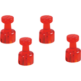 magnetoplan Magnet-Memohalter, Durchmesser: 18 mm, rot