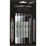 COPIC marker ciao, 5+1 set "Grautne"