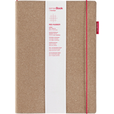 transotype notizbuch "senseBook red RUBBER", Large, kariert