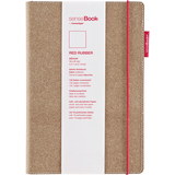 transotype notizbuch "senseBook red RUBBER", Medium, blanko