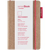 transotype notizbuch "senseBook red RUBBER", Small, blanko