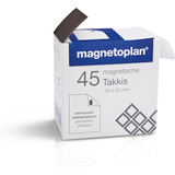 magnetoplan takkis 30 x 20 mm, selbstklebend, schwarz