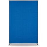magnetoplan raumteiler Textil, blau, mit Aluminiumrahmen
