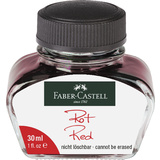 FABER-CASTELL tinte im Glas, rot, Inhalt: 30 ml