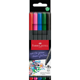 FABER-CASTELL fineliner GRIP FINEPEN, 5er Kartonetui