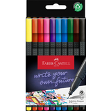 FABER-CASTELL fineliner GRIP FINEPEN, 10er Kartonetui