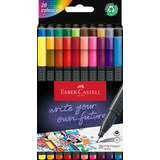 FABER-CASTELL fineliner GRIP FINEPEN, 20er Kartonetui