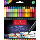 FABER-CASTELL fineliner GRIP FINEPEN, 30er Kartonetui